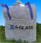 Pěnové sklo - izolace z recyklovaného skla - drť / štěrk big bag 1,5 m3 / frakce 0 - 63 mm