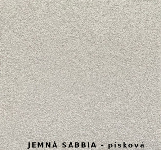 Hliněná omítka - štuk probarvený / finální 20 kg / JEMNÁ SABBIA písková